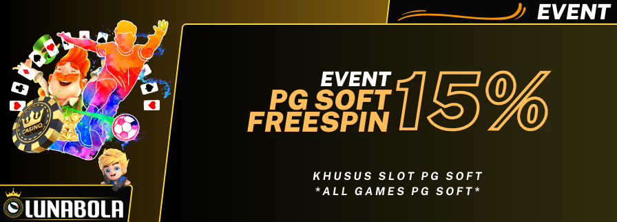 EVENT FREESPIN PG SOFT 15%
